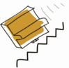 Cartoon Piano Falling Down The Stairs Clip Art